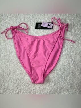 Wild Fable Women’s Low Rise Extra High Leg Cheeky Bikini Bottoms Medium NEW Pink